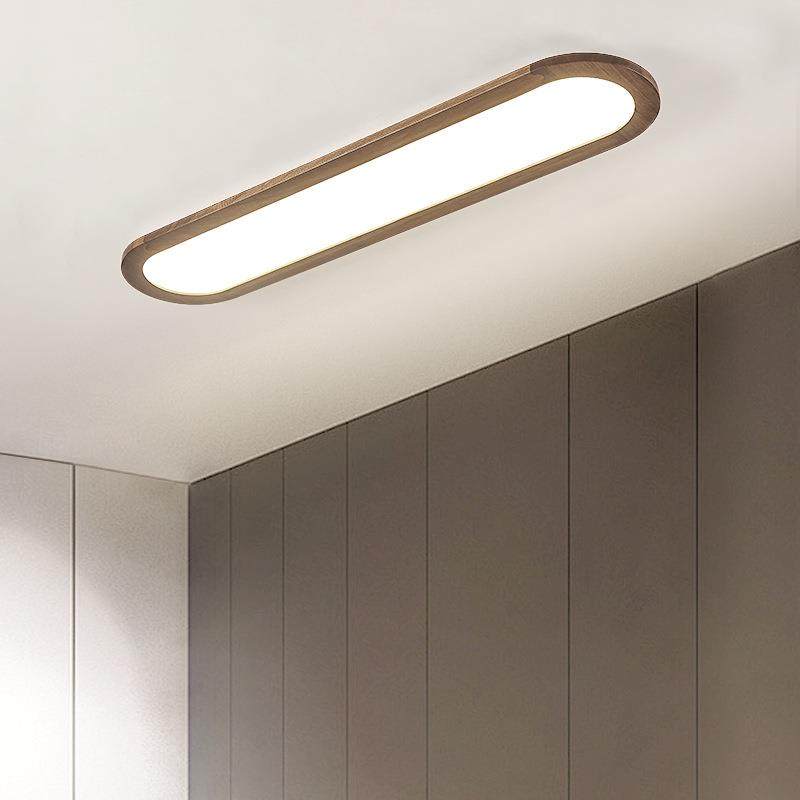 过道灯灯超黑胡桃木极简长条阳台吸顶灯护廊眼全薄光谱GWSled灯走,电子元器件市场,其它元器件,淘宝优惠券,粉丝福利购,淘宝优惠卷