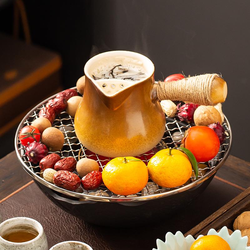 围炉煮茶家客厅煮茶炉养QSM生泡茶用壶罐罐具茶套装茶电陶炉煮器