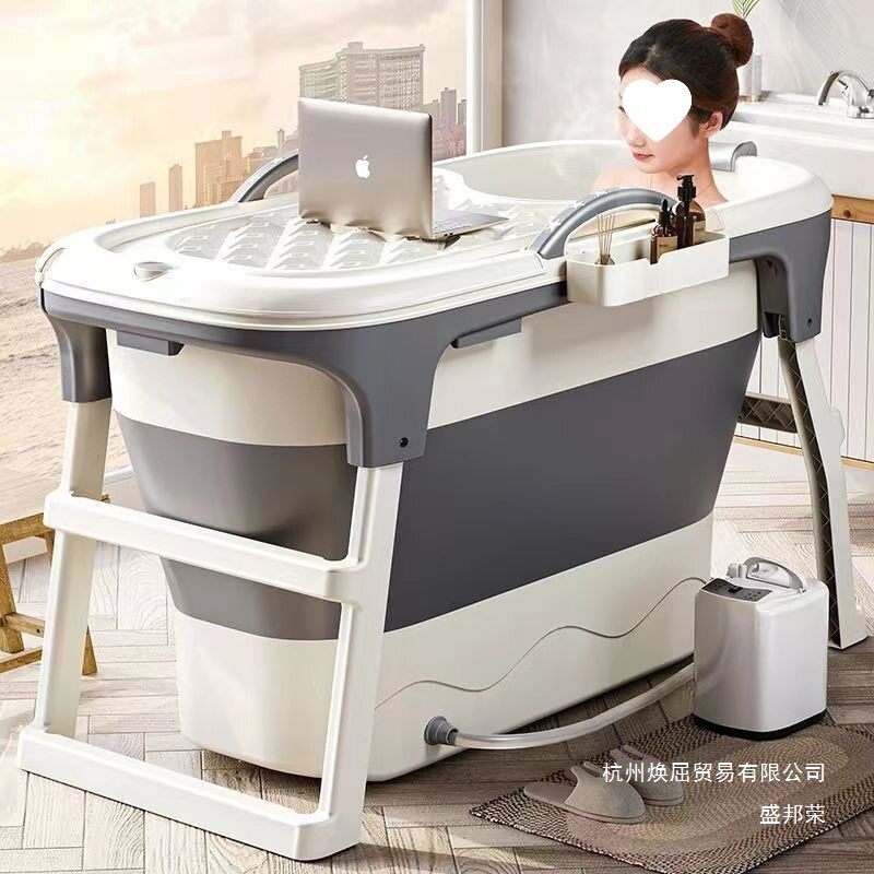 厂家直销可折叠泡澡桶大人全身洗澡桶儿童沐浴筒家用大号汗蒸浴盆