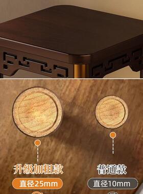 OYF式博古架收纳花架子客厅落地式实仿物古盆景阳中台花盆托木架