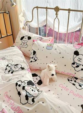 舒尊客||新萌趣风纯棉件套爱卡通全棉三清件套被套床可单JVZ被罩