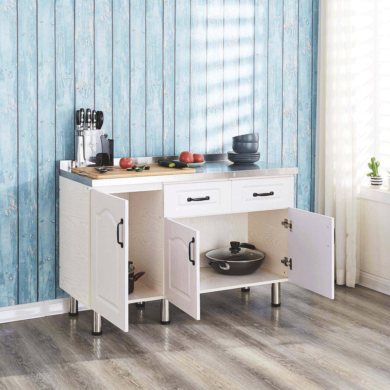 柜0A3门简易橱柜灶台柜水槽不锈钢台储用物柜子碗面柜家厨房组装,住宅家具,餐边柜,淘宝优惠券,粉丝福利购,淘宝优惠卷