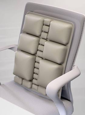 充气汽车靠TPU莱卡充腰气气囊腰51702靠+调节高度椅可子靠垫办公