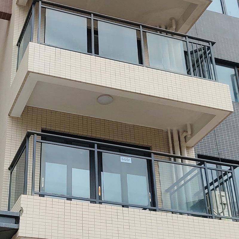 钢护璃防护栏简约合金玻璃防腐防楼TGR锈铝美观小区写玻字阳台护