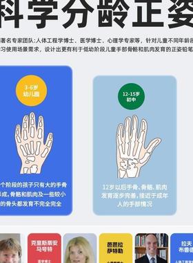 自铅笔学小动生一年胖级儿童正姿胖粗洞洞F95H88SShb不断芯幼儿园