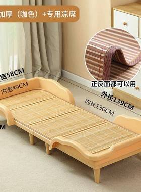 幼儿园专用床小叠塑料床庭孩午休床PTM可折叠床家叠单人儿童小床