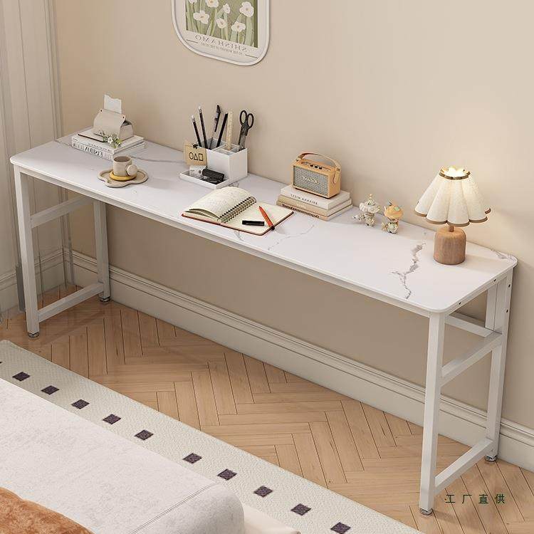 岩板桌长条窄型夹缝隙定制台面书出租房用985桌简易卧室靠子墙电,住宅家具,电脑桌,淘宝优惠券,粉丝福利购,淘宝优惠卷