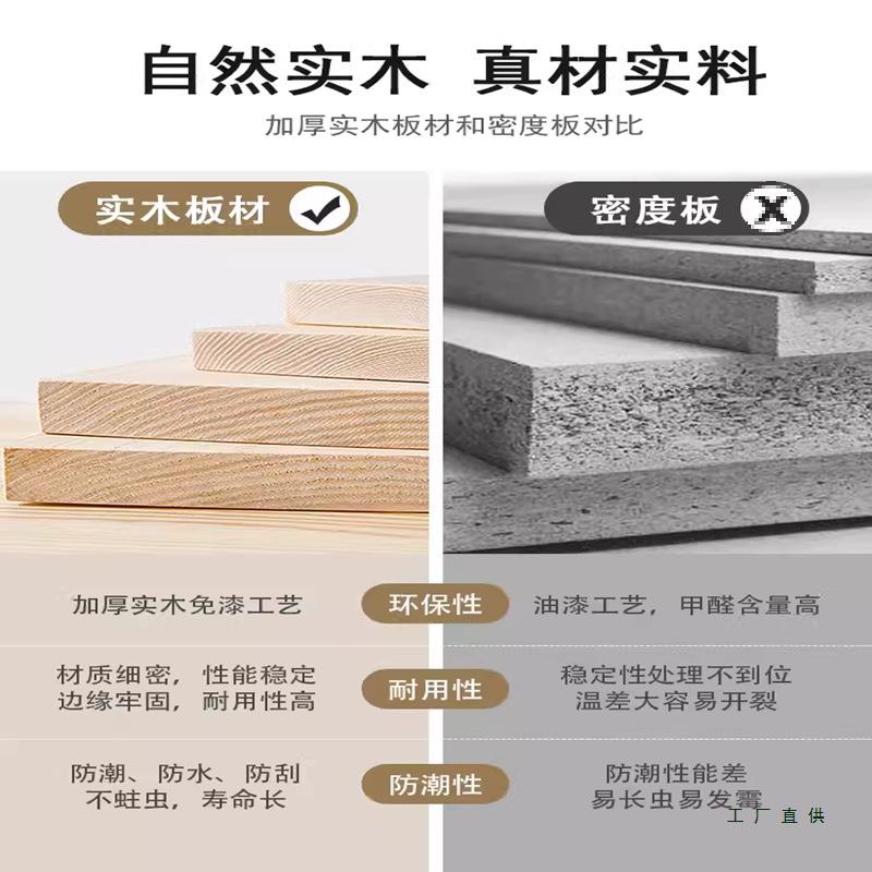 定制实木阳台储物柜松木用书YEM架角落杂物柜家小书格柜多层落地