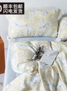 O件Q5MLF人级别！1F763862220支兰天丝精单儿童双人床上四套夏季