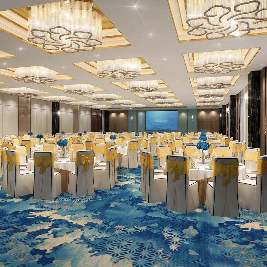 海马地毯大台球室地满铺酒店隔音客房走BEU廊过道阻毯燃磨防滑面