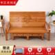 竹4381折叠沙发床两用双人单人功能午休简易家硬用经济型实床木多