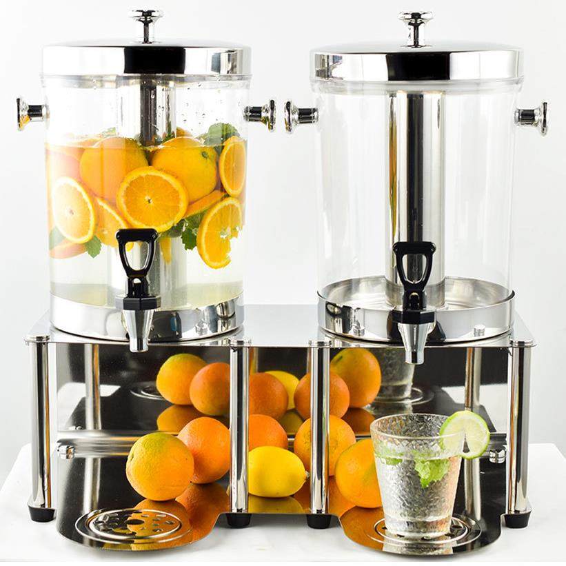汁可鼎酒店自助果汁桶商用P汁C视果机韩式饮料机不锈果JGX钢饮料