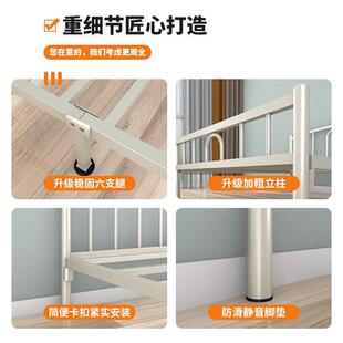 铁艺双人床1床.2米1.床5米单层铁架学生员床工宿舍铁床89154单人