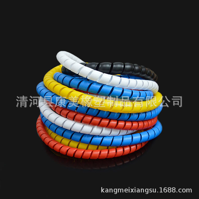 理线器8mm收线管缠绕器电脑线收纳保护套固定线路束线管缠绕胶管