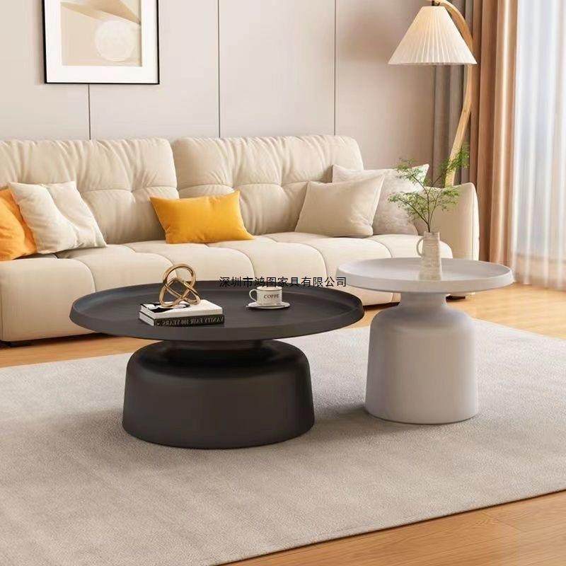 油风客厅用圆形组合茶几现代简约小奶户型沙发家边阳几IGB极简台,电子元器件市场,其它元器件,淘宝优惠券,粉丝福利购,淘宝优惠卷