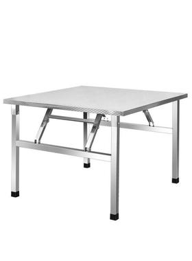 不锈钢折叠桌SySz2dsb餐桌家用宿出租房吃饭舍桌写字学习桌携摆便