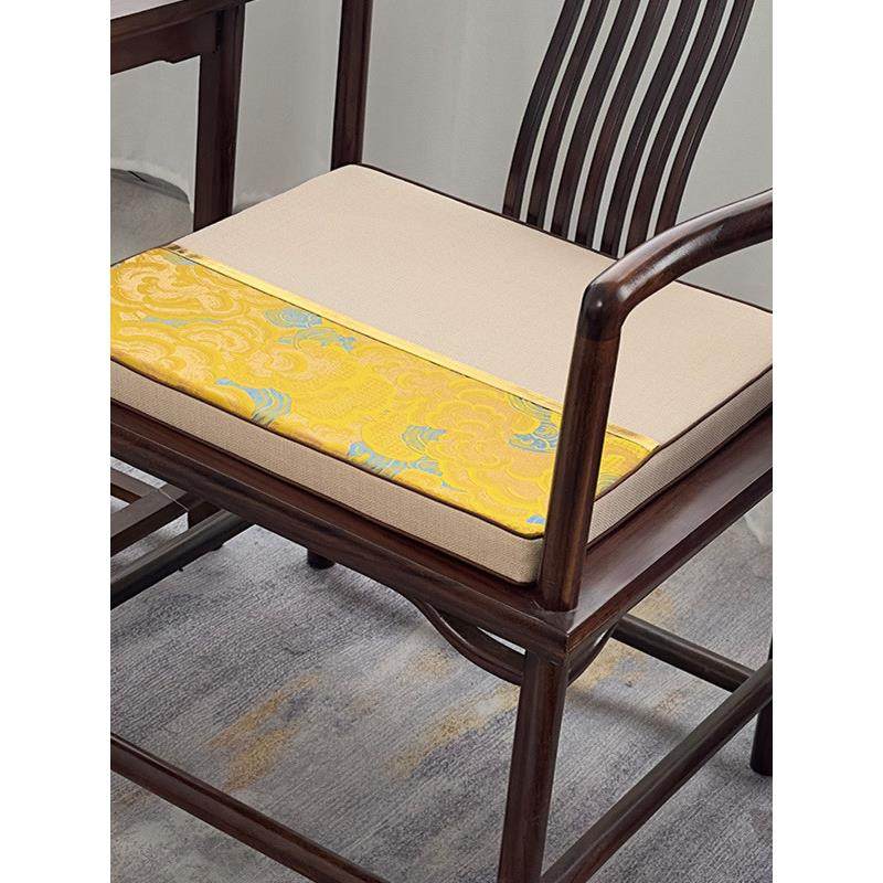 中式靠山茶椅垫圈椅坐垫靠垫滑可拆枕洗枕定制云朵F9897J9T沙发抱