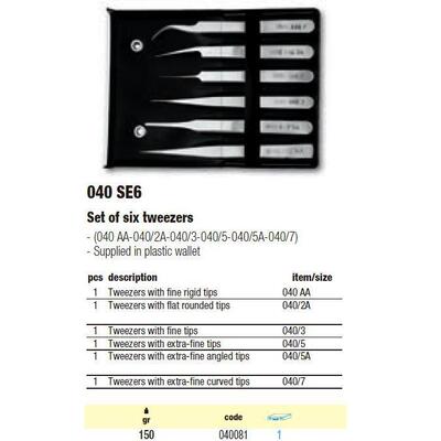 [含税]USAG0乌沙克6支装镊套70616子装S40/E6