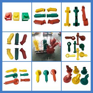 变压器套四线孔PXA抱杆线夹垂直出硅胶橡护罩一护套4只绝缘套管