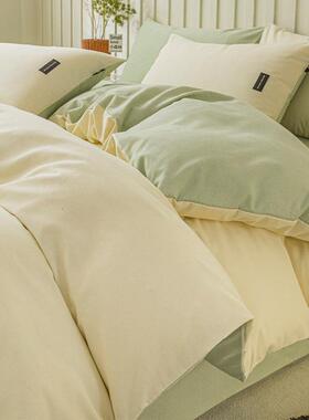 100全棉被套18304新单件宿舍150x200x2罩30cm纯棉单独被单人厚202