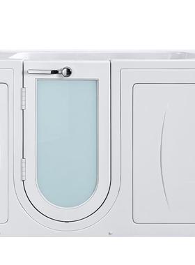 开门亚克力浴缸老年专用入式侧开浴步盆人障碍小无户型洗FUT澡盆