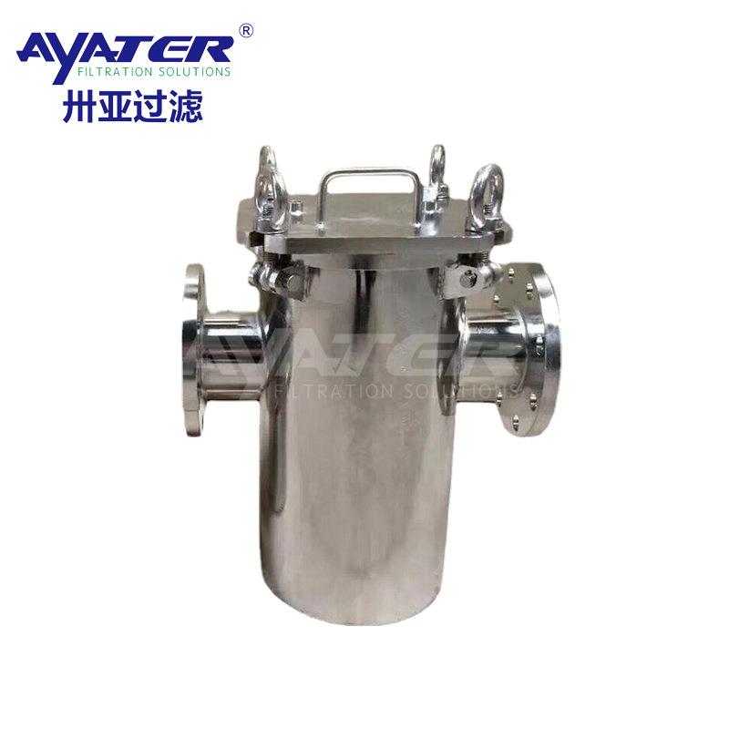SY-LS02过污水处理器毛发收集家器304滤不锈钢篮式过滤生产厂滤材
