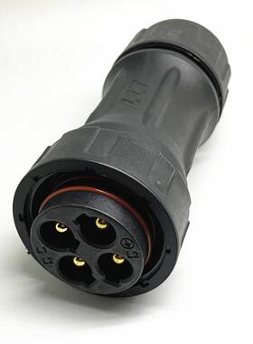 户外大电流机70A公母对接水连接器大型防重载RBY械螺丝锁线防插水