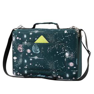 新款星球款500孔大收容绘量美术画彩铅笔5拉链艺术笔袋JUJ袋文具