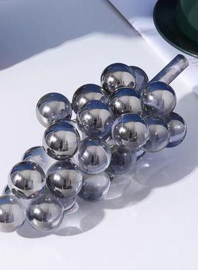 极简轻水晶葡萄摆件奢桌样板房面间售楼处家居客厅玄SY00069关柜