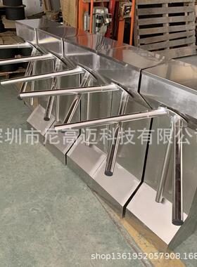 超市单向门旋转进出入器出门入口禁导向MVO辊三闸手推道单项旋转