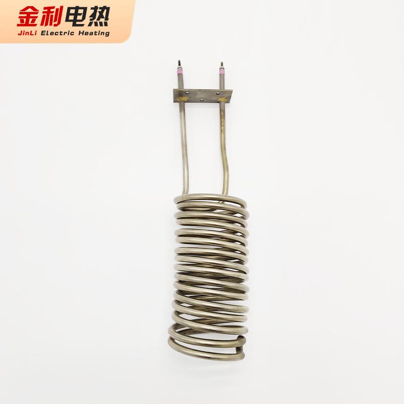 弹螺旋式水桶热管蒸馏水器电热管JUJ螺发簧型异形加热管旋金利即