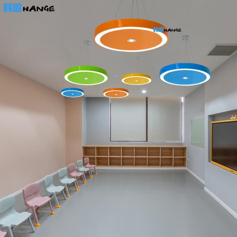 简约现园代型办公吊灯创意幼儿园教室灯游乐园过道店餐厅VXX酒室