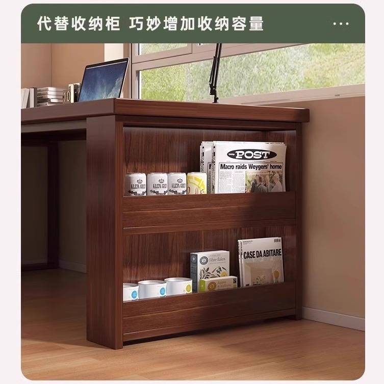 实木腿书桌l型卧室转角书桌7字桌家用床边电脑桌拐角办公桌工作台