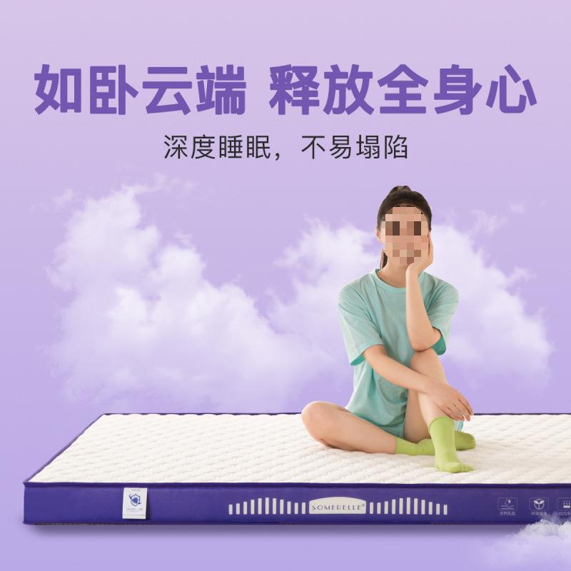 安软睡宝类乳胶海垫绵床垫.垫米学生宿舍单人榻榻米WTiA8J7i地垫