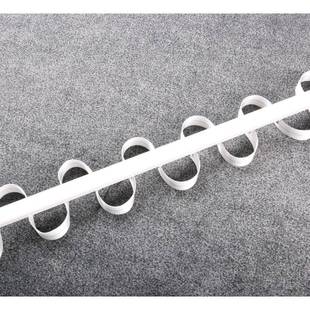 蛇形帘波形窗饰波纱浪涤纶带布帘帘ZQD02通用配件强3cm中整丝布带