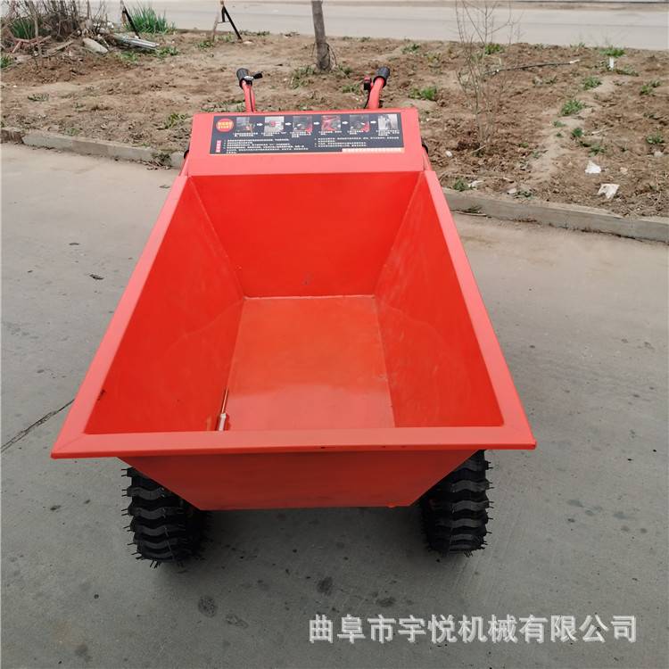大功率汽油手推车 新款农用灰斗车 小型运输翻斗车