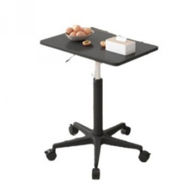 家用电脑办公书桌滑台讲可移动升降带轮小型MXA床边桌桌站立式工