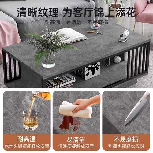 茶几客OIQ厅用2025新款小家户型用沙发茶桌简易出租屋现代简约小