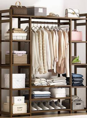 衣简柜易组装合衣落地收纳架柜架子储物柜组柜置物架卧室厂家albb