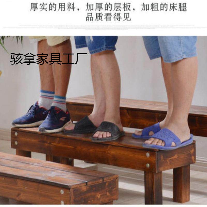 实木台阶脚花踏户外花架阶UDU梯碳化防架阳腐木地面台多肉花多层