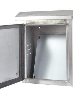 斯普户UQP源配外04不锈钢电箱明装防雨帽控制箱密封3电柜监控基业