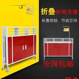 超市促销 车折叠摆摊小车地推轮可车移动花车KEN车促带销台货推垒