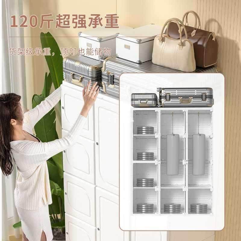 简约家PHC用柜室衣简易组装衣服收卧纳柜出租房舍挂衣宿柜子衣橱