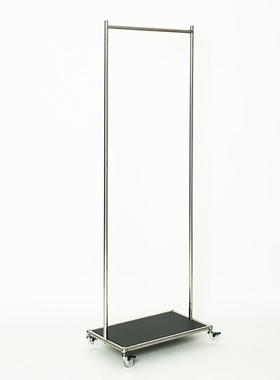 可移动衣衣服收纳新架挂架收DFI纳框隔夜衣衣服架子不锈钢品中古