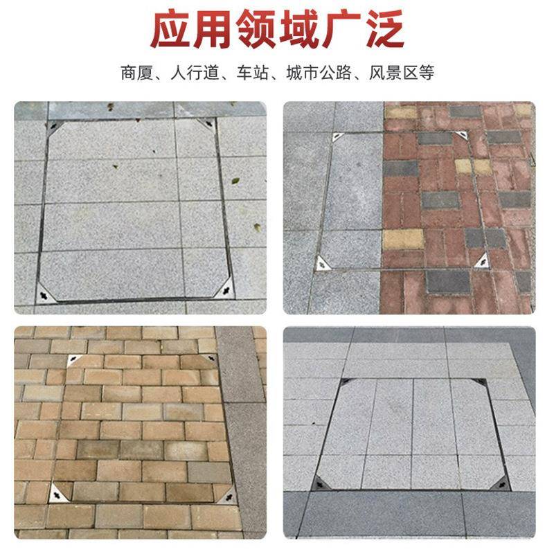 304不锈钢井盖隐形井盖板方形装饰窨盖工GHJ市政程道井路铺装井盖