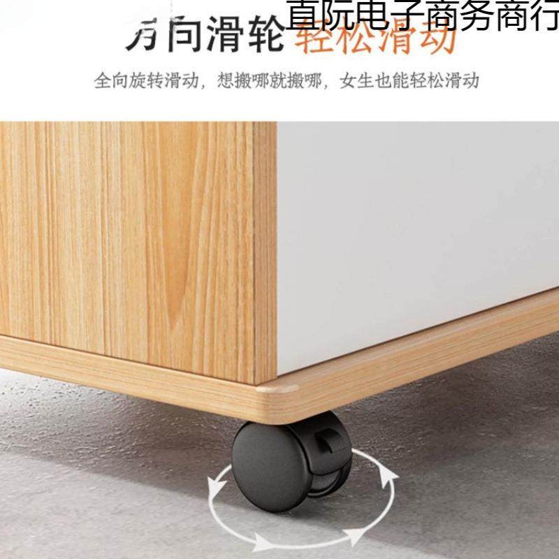 床头柜号60cm加长大卧室宽带室锁收纳储物柜子办公木质文件EIO资