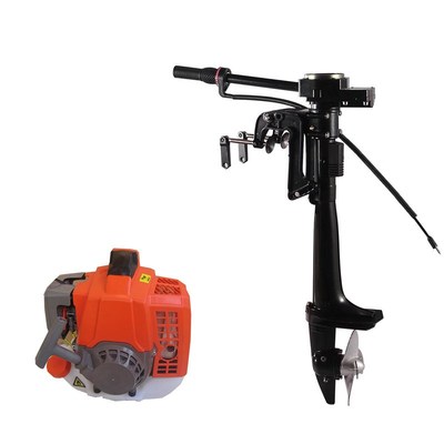 船外机推进器汽油割草机改装支架子四冲程橡皮艇钓鱼船皮划艇挂机