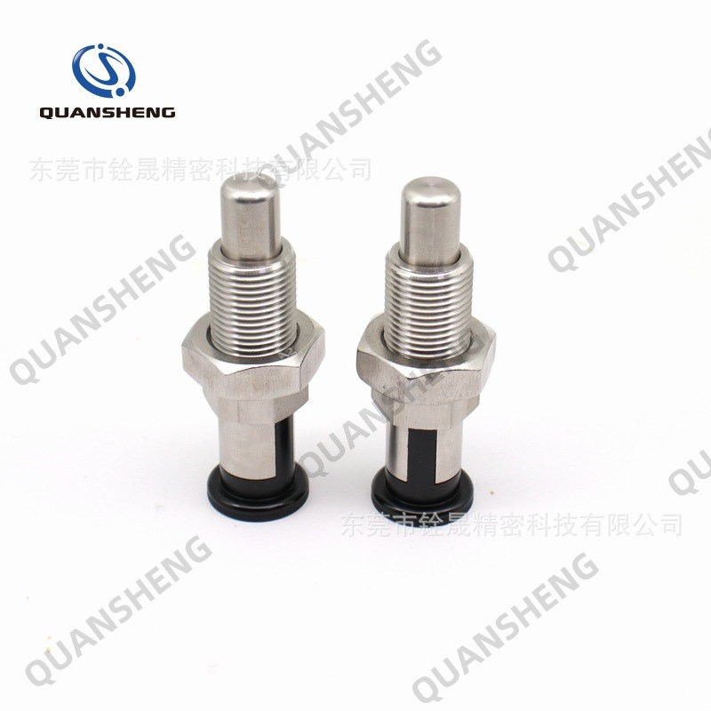 不锈钢旋钮柱塞GN817弹簧塞止动销分割定位柱自锁型分度销定位销
