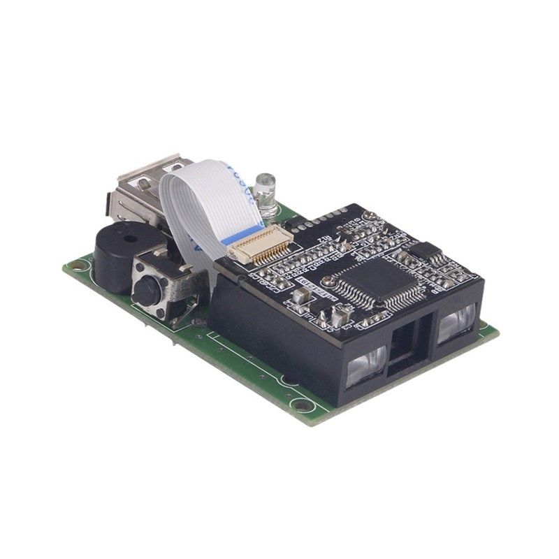 红光条码扫描模块屏幕扫描引擎头串口存包储物柜嵌入式扫描模组器