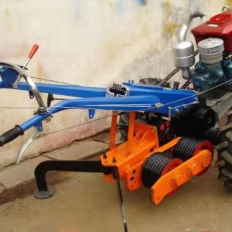 手扶拖拉机绞磨机5T柴油汽油电缆导线牵引拉线快速卷扬机厂家直销